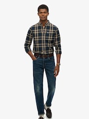Superdry Blue Cotton Lumberjack Shirt - Image 5 of 7