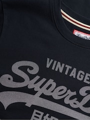 Superdry Blue VL Classic T-Shirt - Image 2 of 2