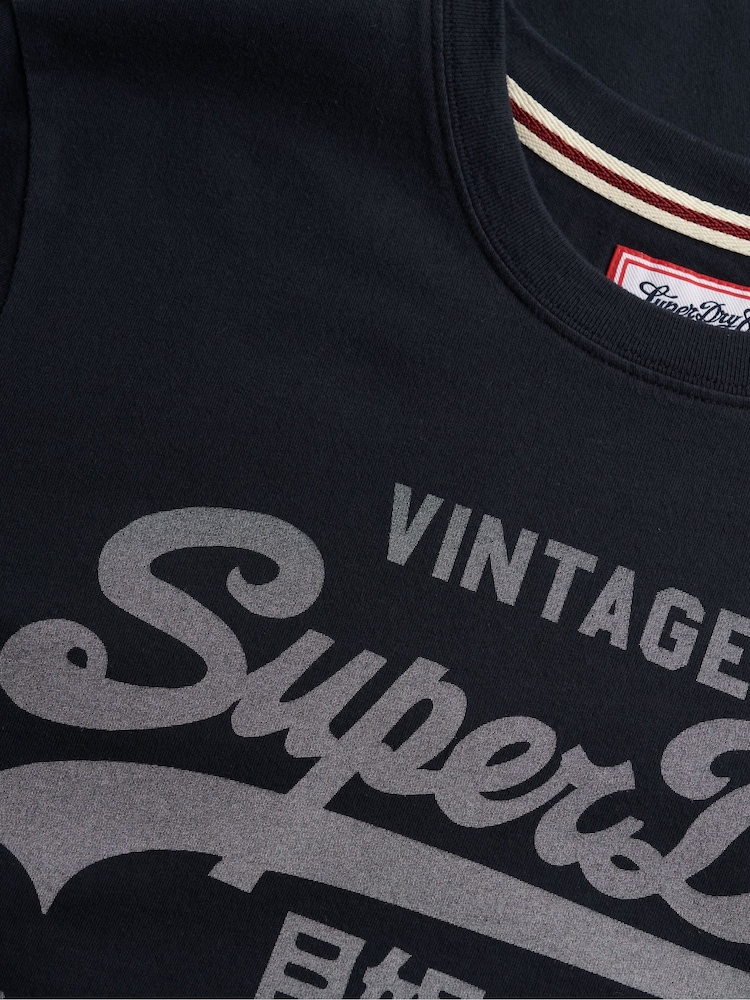 Superdry Blue VL Classic T-Shirt - Image 2 of 2