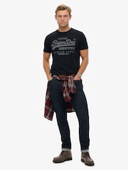 Superdry Blue VI Classic T-Shirt - Image 3 of 6