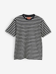 Superdry Black Merchant Stripe T-Shirt - Image 1 of 1