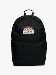 Superdry Black Classic Patch Montana Backpack - Image 2 of 8