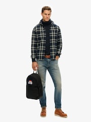 Superdry Black Classic Patch Montana Backpack - Image 6 of 8