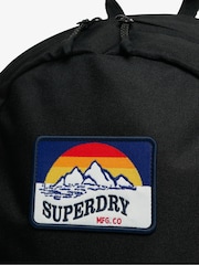 Superdry Black Classic Patch Montana Backpack - Image 7 of 8