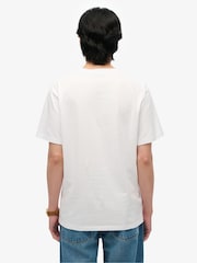 Superdry White Essentials Relaxed 100% Cotton T-Shirt - Image 2 of 6