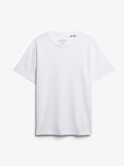 Superdry White Essentials Relaxed 100% Cotton T-Shirt - Image 5 of 6