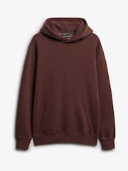 Superdry Brown Micro Logo Hoodie - Image 1 of 2