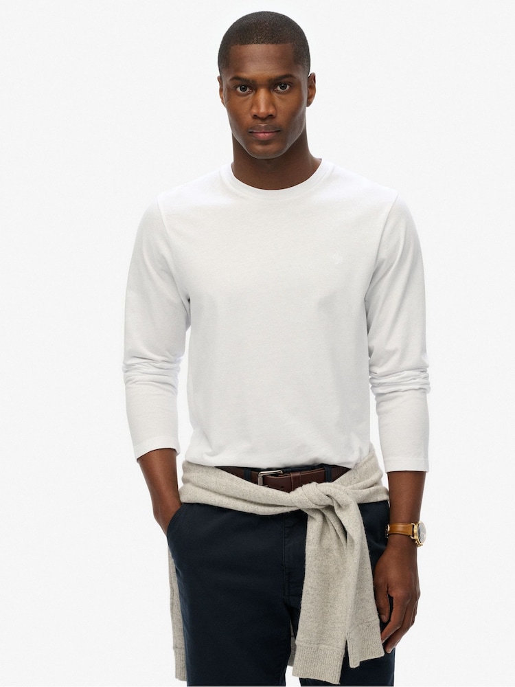 Superdry White Classic Essential Top - Image 1 of 6