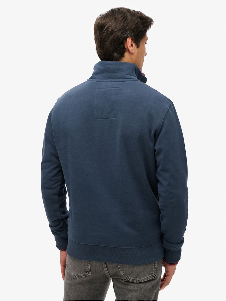 Superdry Essential Logo Henley Sweat Top - Imagem 2 de 6