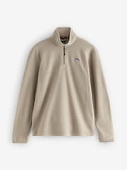 Natural - Superdry Polar Half Zip - Imagem 1 de 2