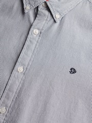 Superdry Blue Classic Oxford Long Sleeve Shirt - Image 5 of 5