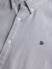 Superdry Blue Classic Oxford Long Sleeve Shirt - Image 6 of 6