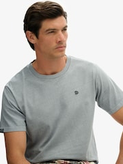Superdry Navy Blue Essentials Relaxed 100% Cotton T-Shirt - Image 3 of 5