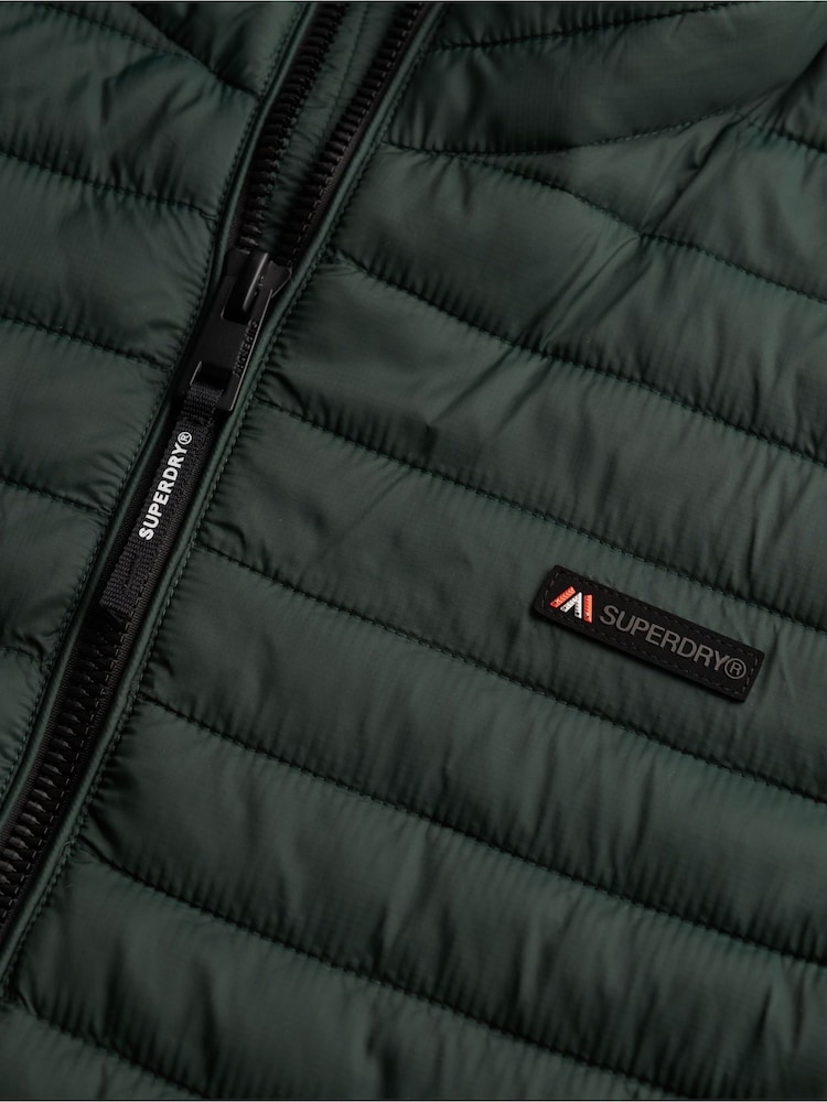 Superdry Green Fuji Lite Padded Jacket - Image 2 of 2