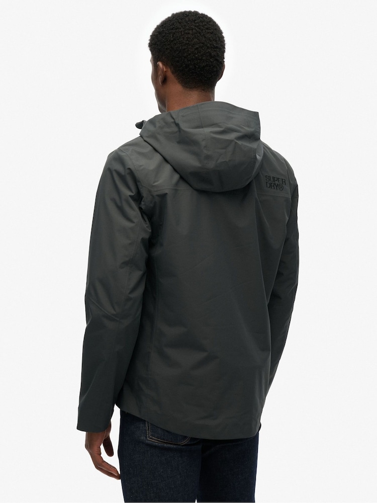 Superdry Blue Waterproof Jacket - Image 2 of 7