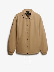 Superdry Brown Nylon Coach Jacket - Image 1 of 1