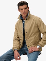 Superdry Brown Nylon Coach Jacket - Image 3 of 5