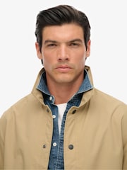 Superdry Brown Nylon Coach Jacket - Image 4 of 5