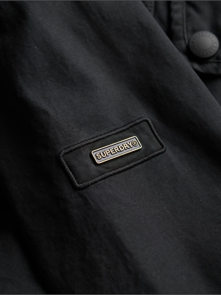 Superdry Black Estate 4 Pocket Jacket - Image 6 of 6