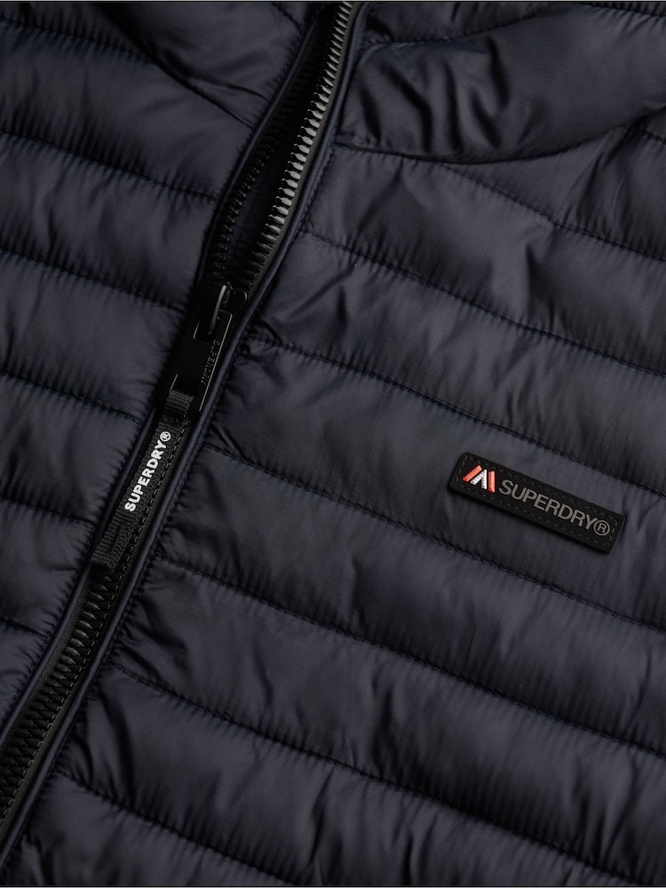 Superdry Blue Hooded Fuji Lite Jacket - Image 2 of 2