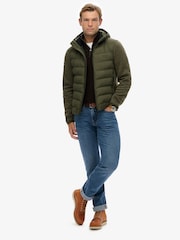 Chaqueta híbrida de punto Storm con capucha de Superdry - Imagen 2 de 7