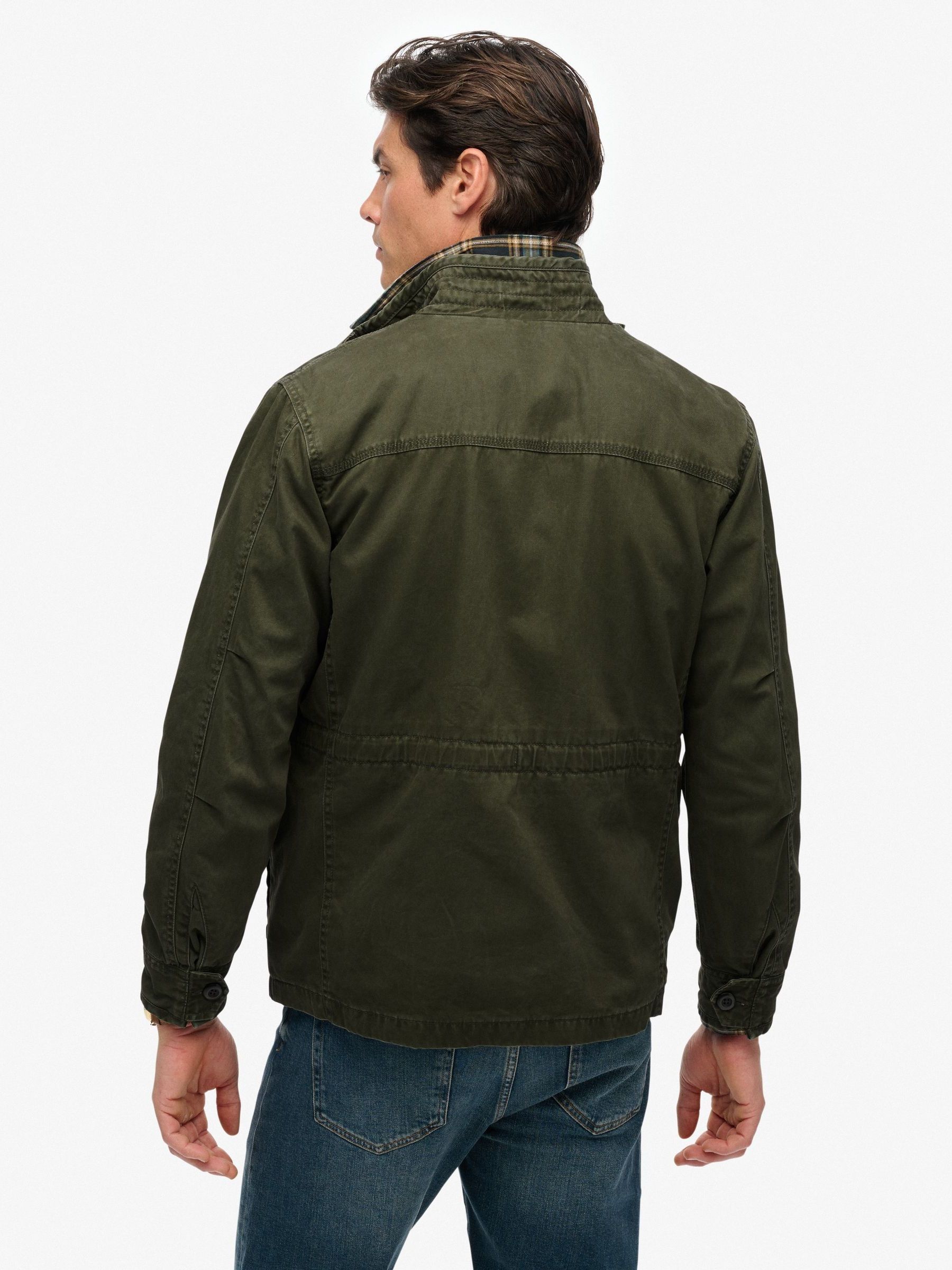 Buy Superdry Green Cotton M65 Jacket from Next USA