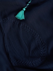 White Stuff Blue Maggie Beach Cover-Up - Image 6 of 6