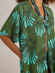 White Stuff Green Sloane Beach Cover-Up - Image 4 of 6