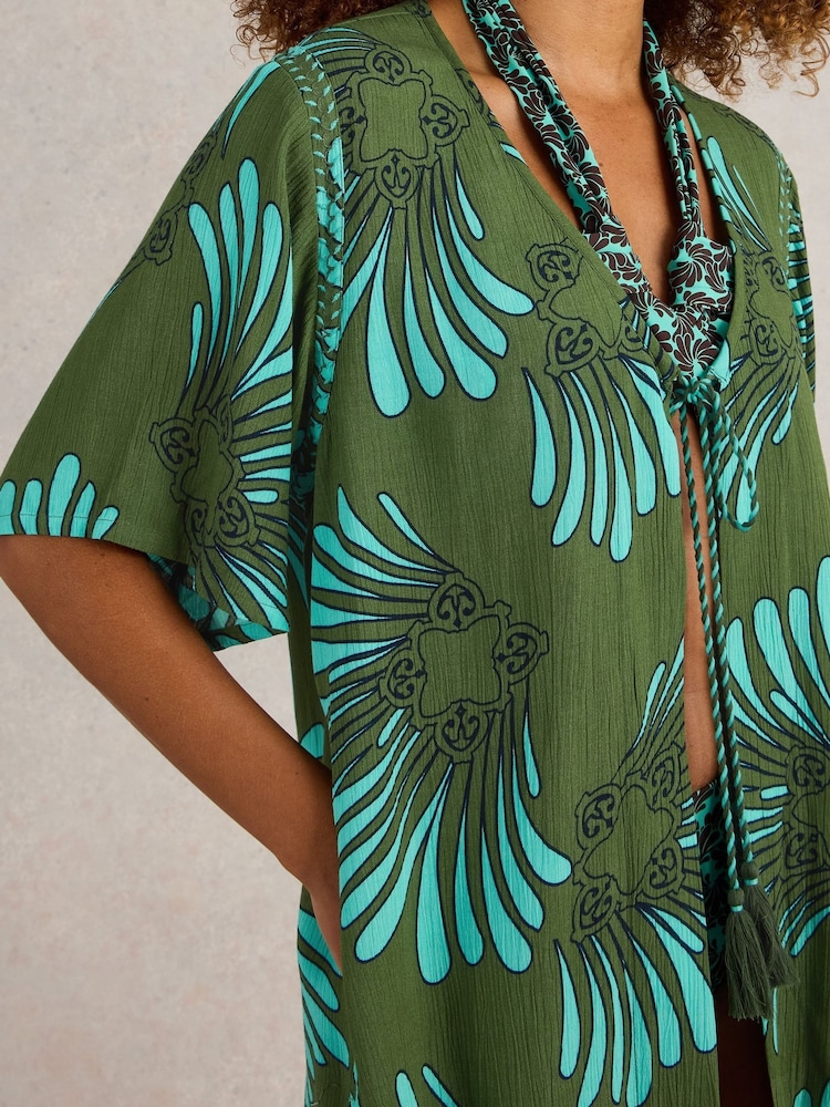 White Stuff Green Sloane Beach Cover-Up - Image 4 of 6