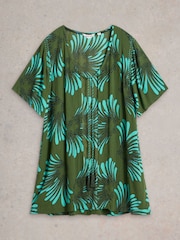 White Stuff Green Sloane Beach Cover-Up - Image 5 of 6