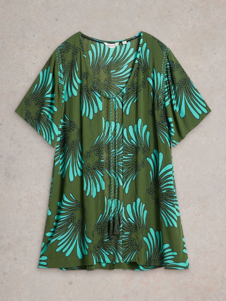 White Stuff Green Sloane Beach Cover-Up - Image 5 of 6