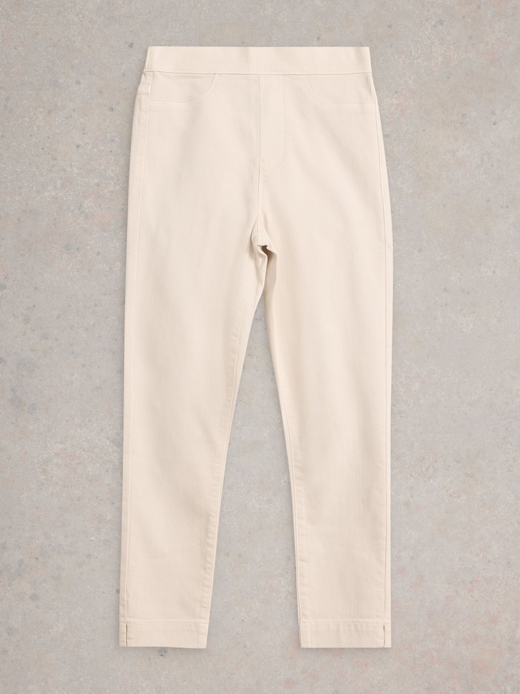White Stuff Natural Janey Crop Jeggings - Image 5 of 6