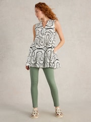 Verde - Jeggings cortos Janey de White Stuff - Imagen 3 de 6