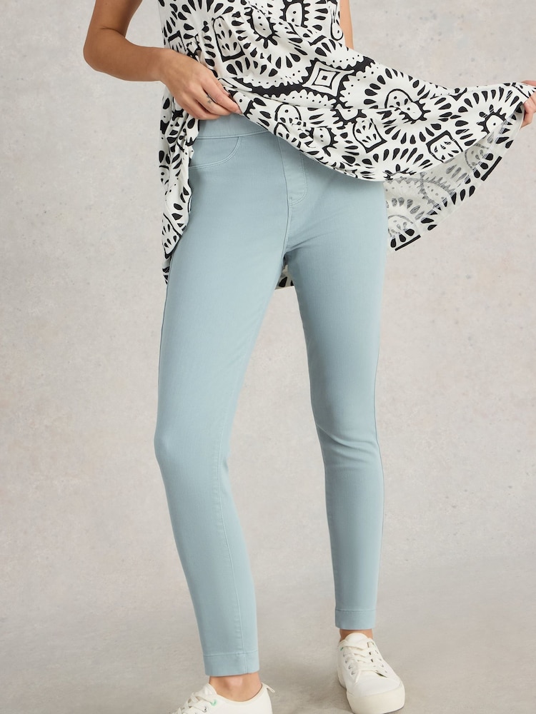 Azul - Jeggings cortos Janey de White Stuff - Imagen 1 de 7 Azul - Jeggings cortos Janey de White Stuff - Imagen 1 de 7