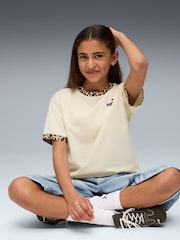 Puma Cream Essential Graphic Realxed T-Shirt - Image 3 of 5