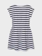 Name It Blue Jersey Striped Short Sleeve Dress - Image 3 of 3