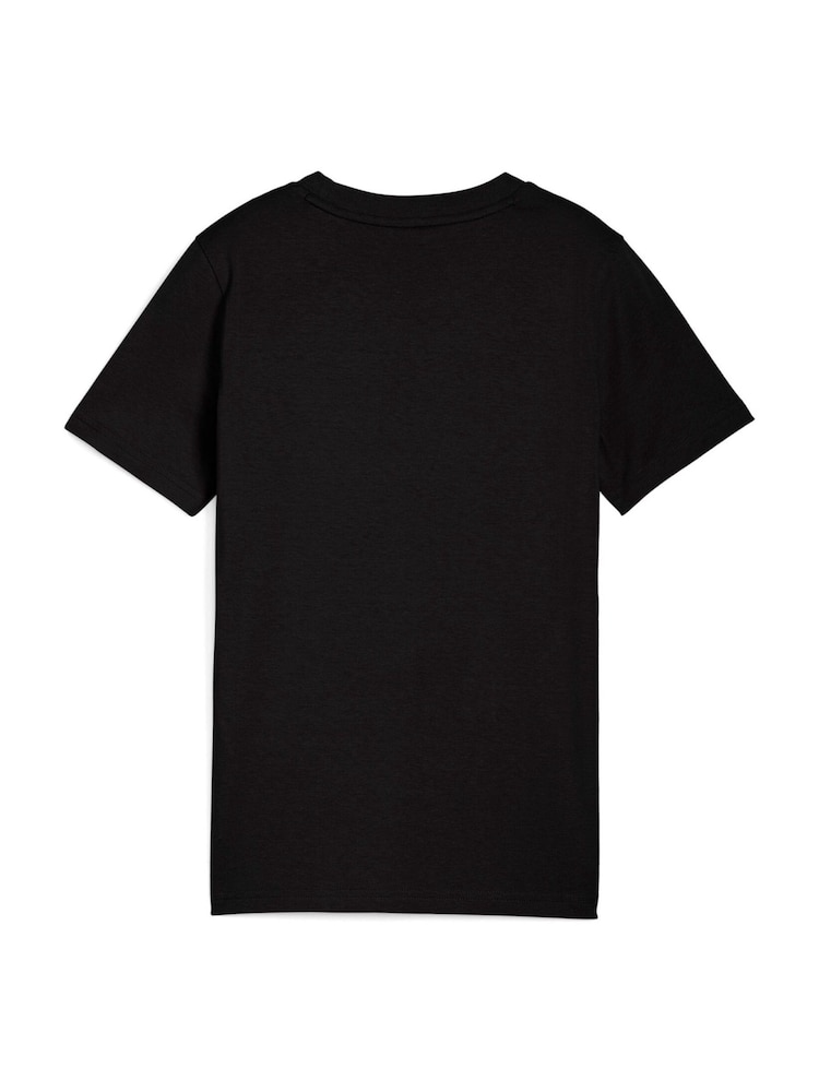 Puma Black Essentia Animal Graphic T-Shirt - Image 5 of 5
