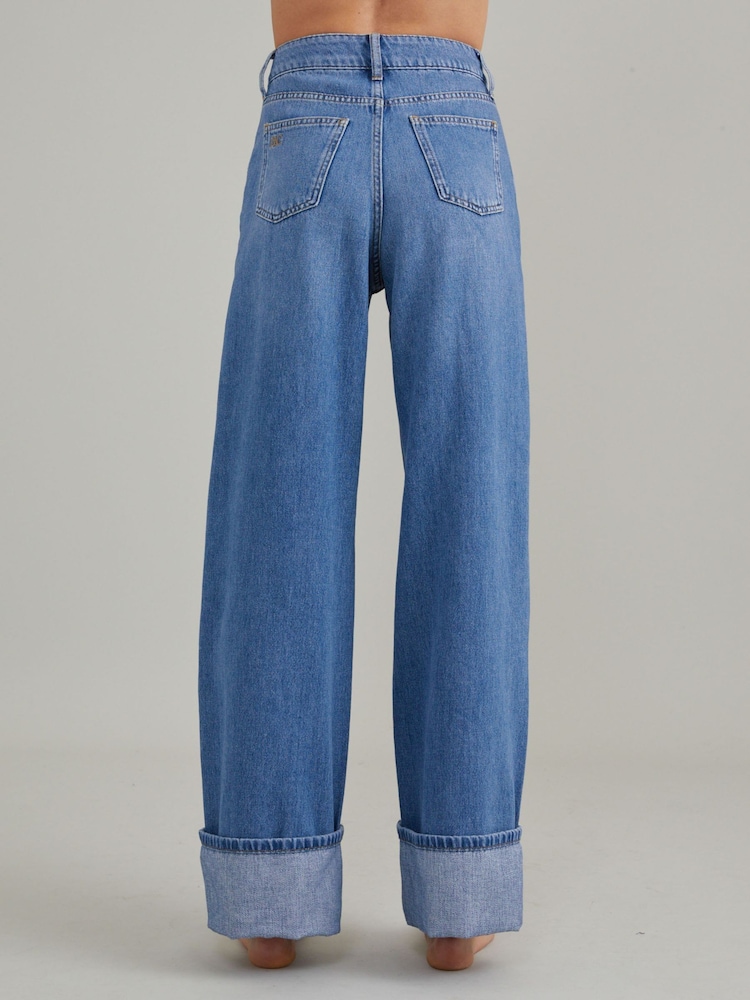 Nobody's Child denim v širokem kroju; s širokimi hlačnicami Turn Up kavbojke - Slika 2 iz 6 Nobody's Child denim v širokem kroju; s širokimi hlačnicami Turn Up kavbojke - Slika 2 iz 6