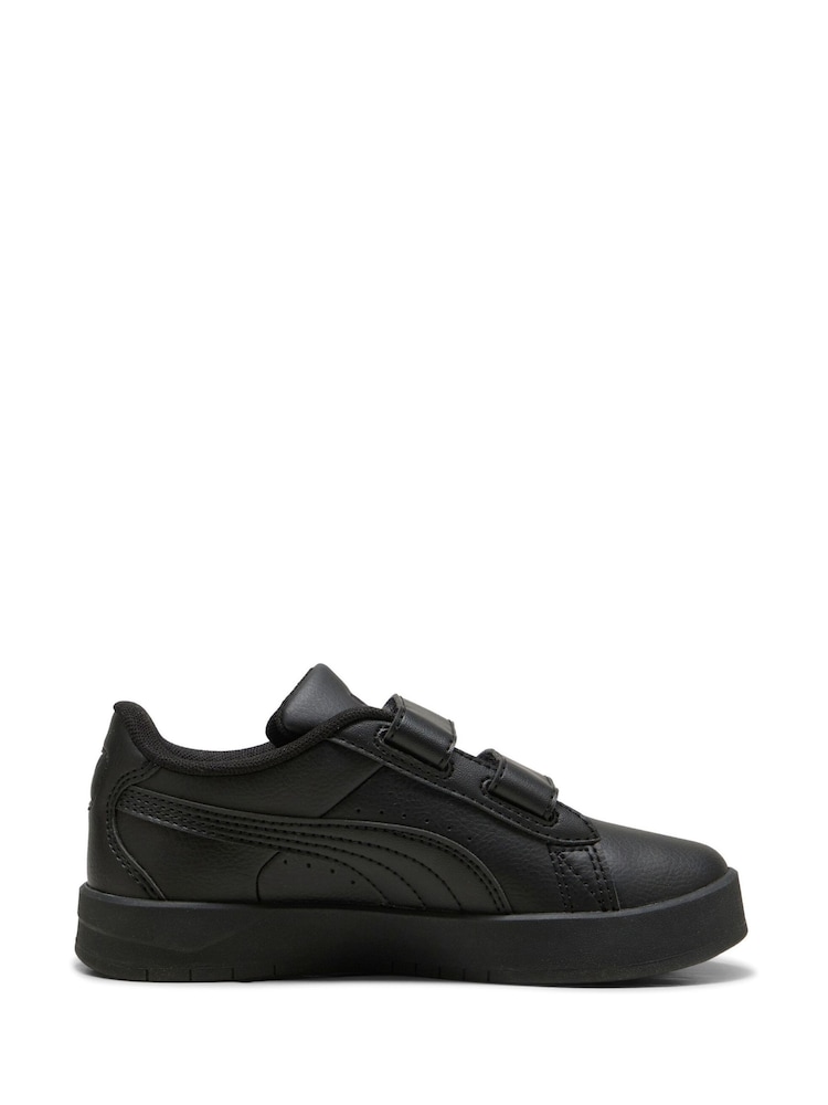 Puma Black Unisex Juniors Jada Classic Velcro Trainers - Image 1 of 6 Puma Black Unisex Juniors Jada Classic Velcro Trainers - Image 1 of 6