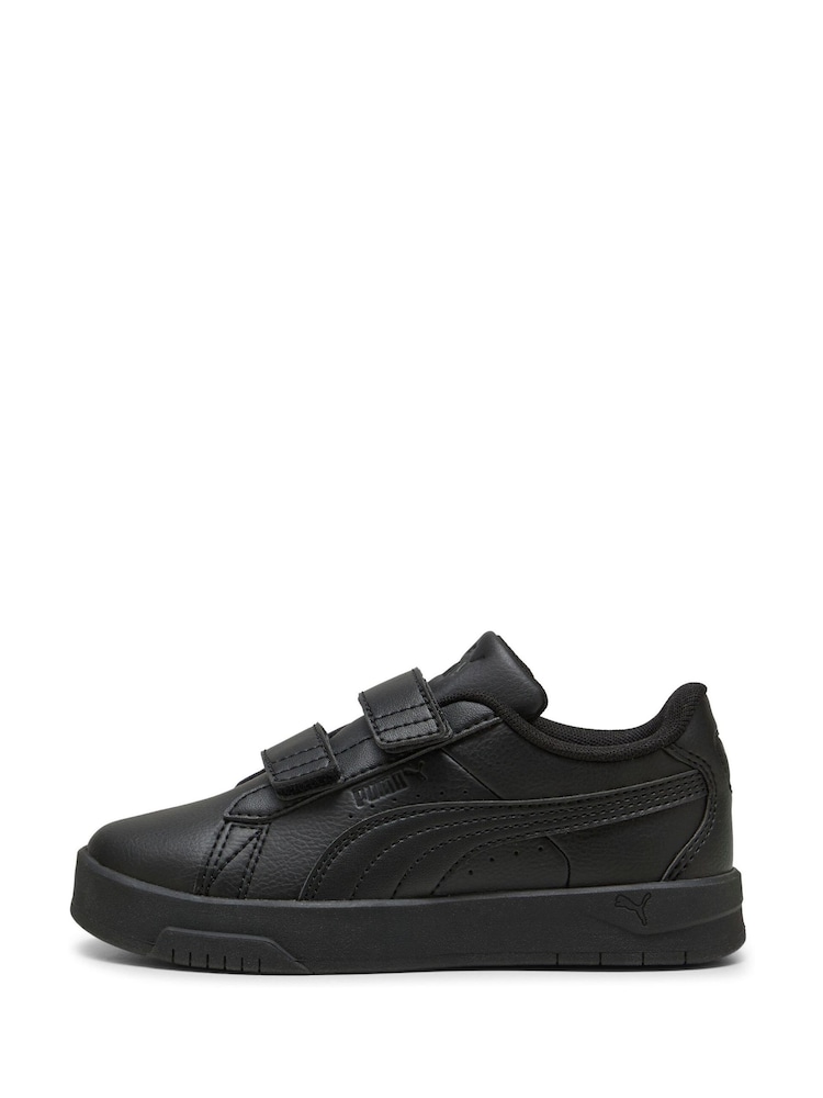 Puma Black Unisex Juniors Jada Classic Velcro Trainers - Image 2 of 6 Puma Black Unisex Juniors Jada Classic Velcro Trainers - Image 2 of 6