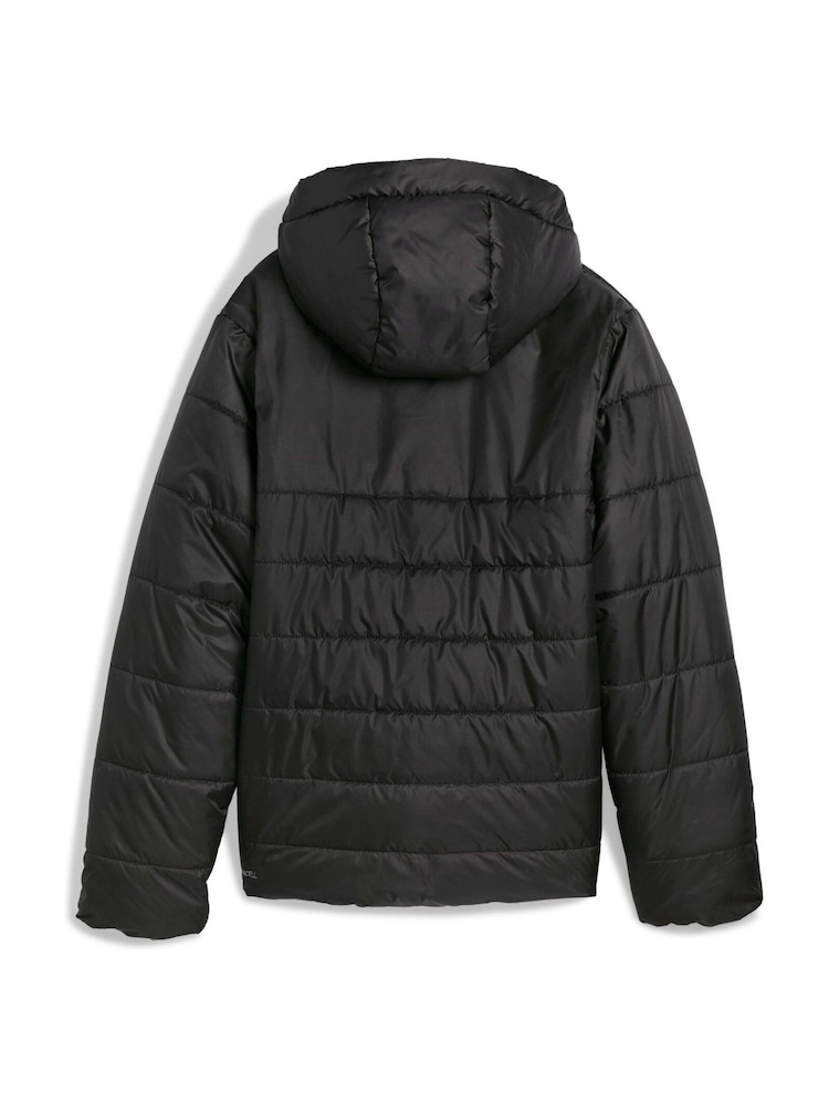 Puma Black Essential Hooded Padded Jacket - Image 4 of 4 Puma Black Essential Hooded Padded Jacket - Image 4 of 4