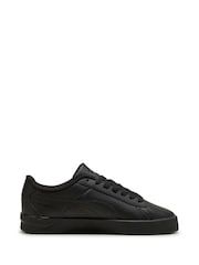 Puma Black Unisex Youth Jada Classic Trainers - Image 1 of 6