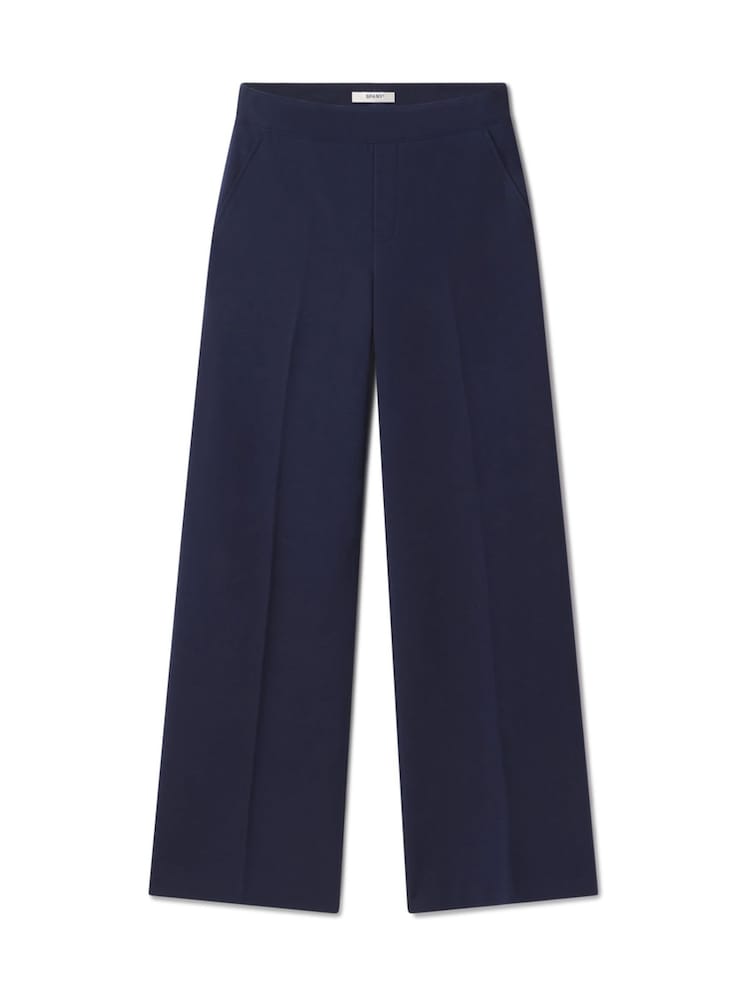 Spanx Blue SPANXsmooth™ PerfectFit Ponte Wide Leg Pants - Image 5 of 5