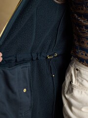 Joules Heritage Navy Longline Fleece Gilet - Image 7 of 10