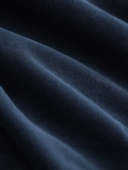 Navy Blue Western Styling Long Sleeve Cord Shirt - Image 8 of 9