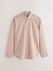 Stone Natural Stretch Oxford Long Sleeve Shirt - Image 6 of 8