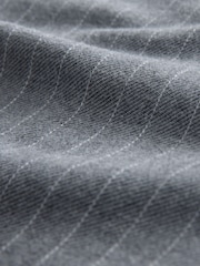 Grey Stripe Long Sleeve Brushed Oxford Shirt - Image 3 of 3