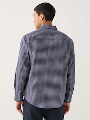 Burgundy Red Long Sleeve Check Shirt - Image 3 of 8