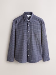 Burgundy Red Long Sleeve Check Shirt - Image 6 of 8