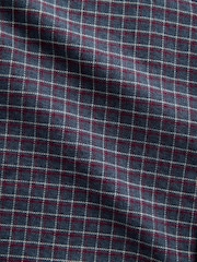 Burgundy Red Long Sleeve Check Shirt - Image 7 of 8